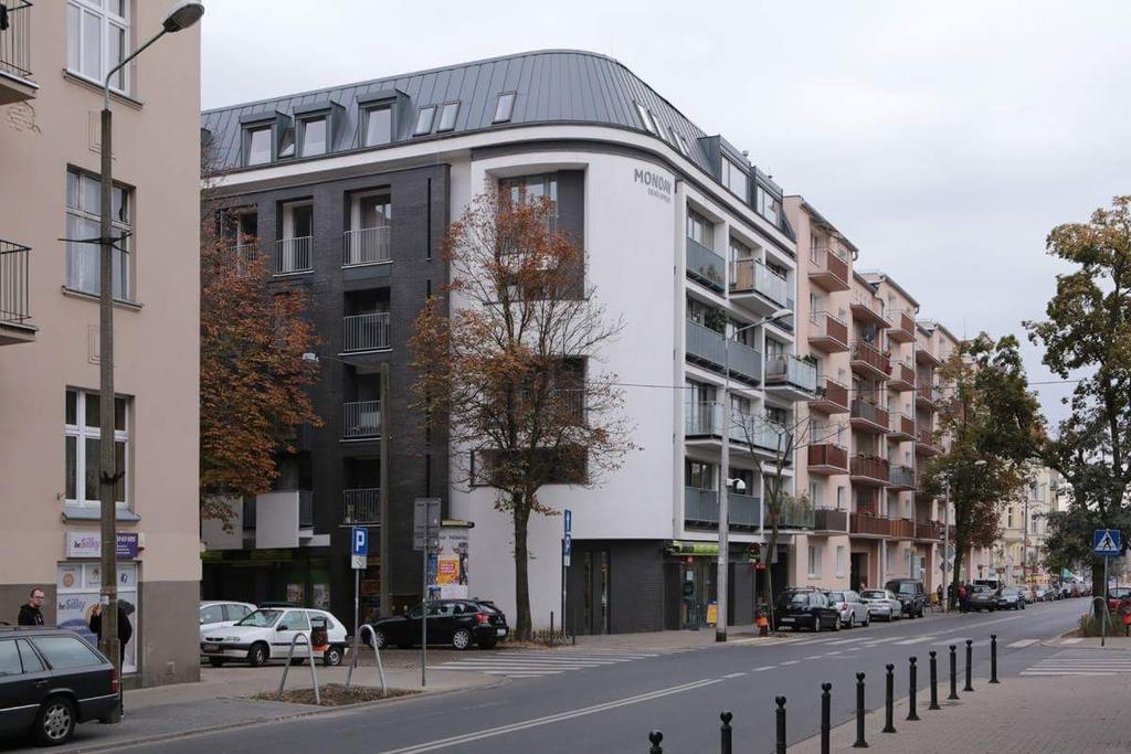 Lägenhet Studio på 35 m² i Poznan centrum med 1 badrum  Exteriör bild