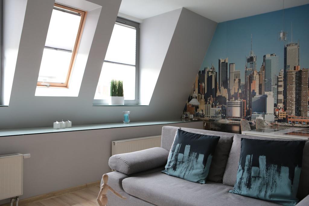 Lägenhet Studio på 35 m² i Poznan centrum med 1 badrum  Exteriör bild