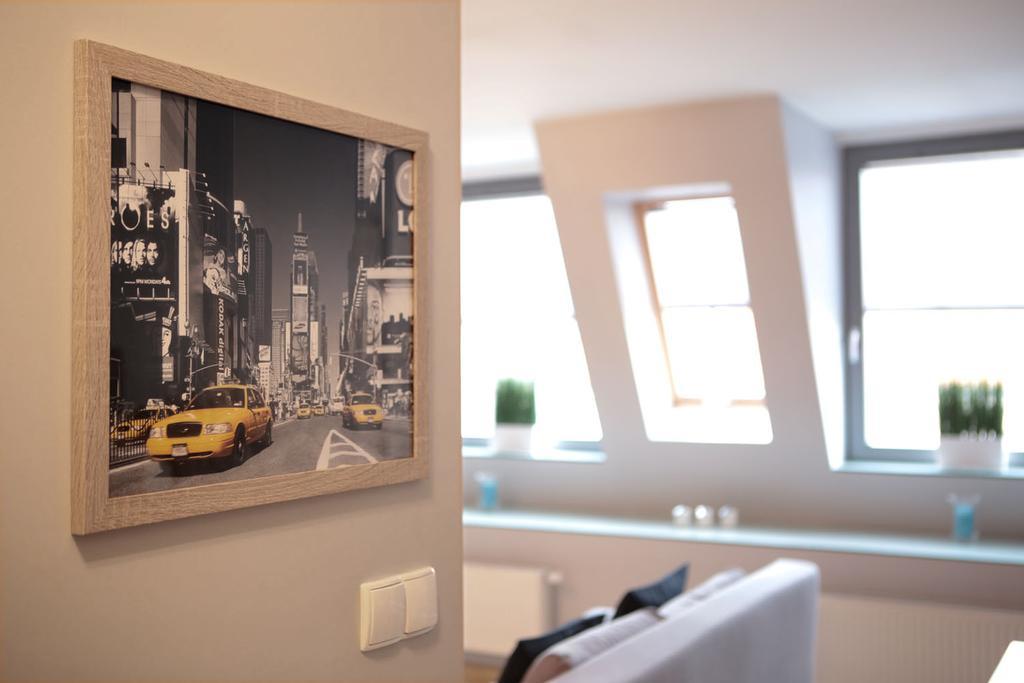 Lägenhet Studio på 35 m² i Poznan centrum med 1 badrum  Exteriör bild