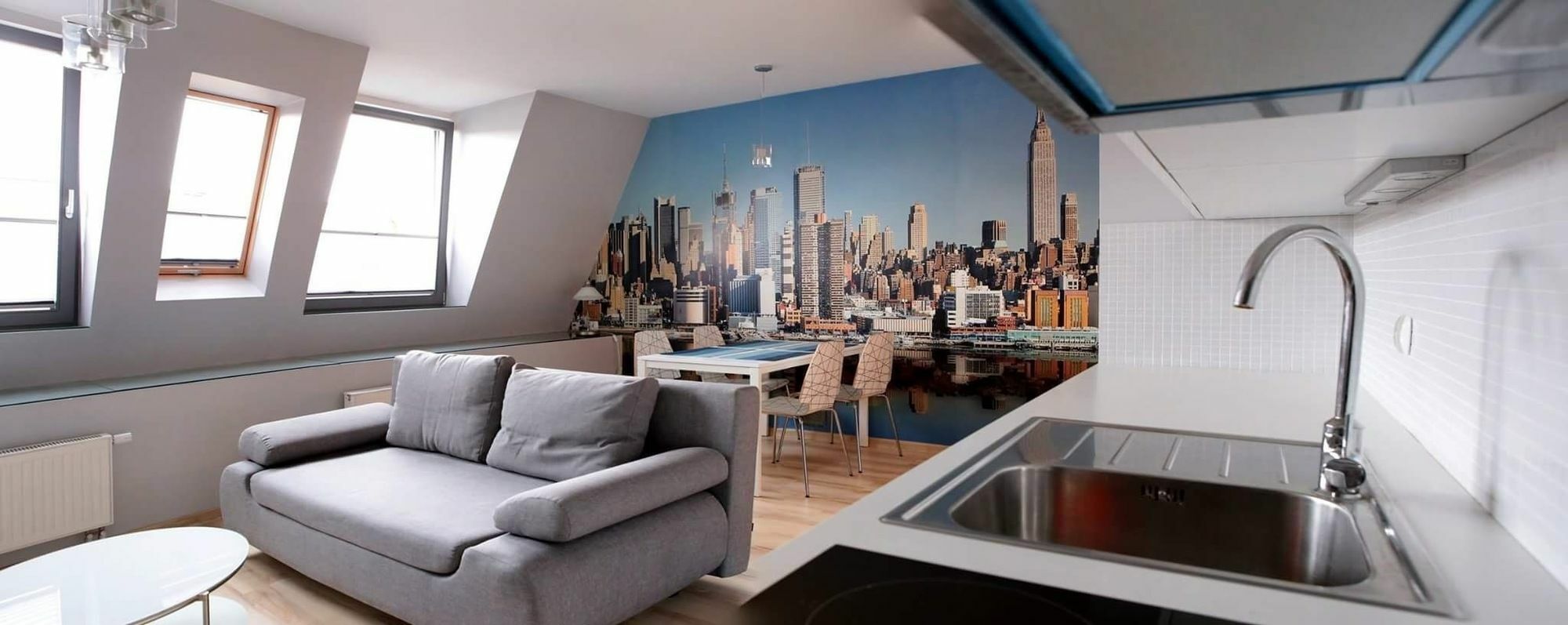 Lägenhet Studio på 35 m² i Poznan centrum med 1 badrum  Exteriör bild